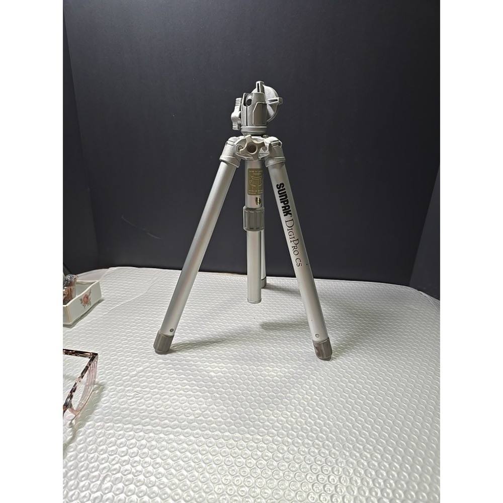 SUNPAK Digipro CS Compact Tripod Metal 4-Way Panhead 51.4" No Case VTG